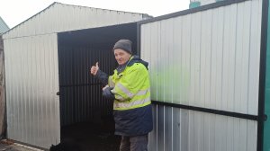 Постройка: Гараж - ракушка своими руками. Размер 3/7.