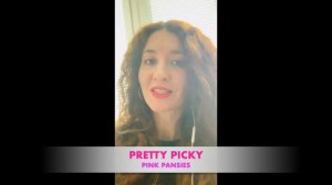 Pretty Picky Pink Pansies | tongue-twister