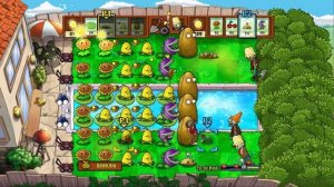 Plants vs. Zombies [PS3] Co-Op Pool Gameplay