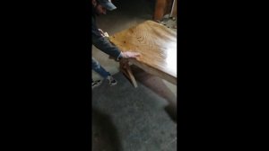 Большая дубовая столешница. Изготовление.