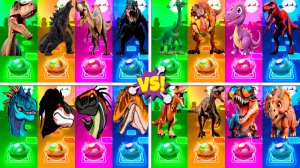 Динозавры МЕГАМИКС 229-232 уровни - Мультики про Динозавров | МУЛЬТФИЛЬМЫ ДИНОЗАВРЫ в Tiles Hop