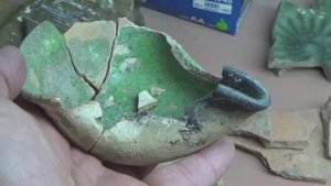 Масляный светильник неизвестной мастерской из раскопа по ул. Севастопольская, 20