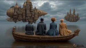 Призрачный Город Мечтаний | Сюрреалистический Стимпанк у Моря 🌌⚙️🌊