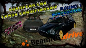 1/4 ROUND 1/ JAGUAR F-TYPE VS MINI COOPER /EUROPEAN CAR CRASH CHAMPIONSHIP BEAMNG DRIVE/