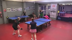 отбор Чирков/Морозова (1330) - Румянцев/Румянцева (584) настольный теннис Парный турнир 16.11 СПб