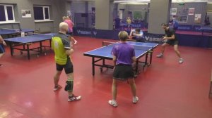 III ф. Драк/Бандукова (908) - Грязнов/Федосеева (965) настольный теннис Парный турнир 16.11 СПб