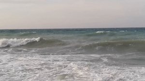 19.11. Бушующее море, улетающие стаи птиц. Анапа.