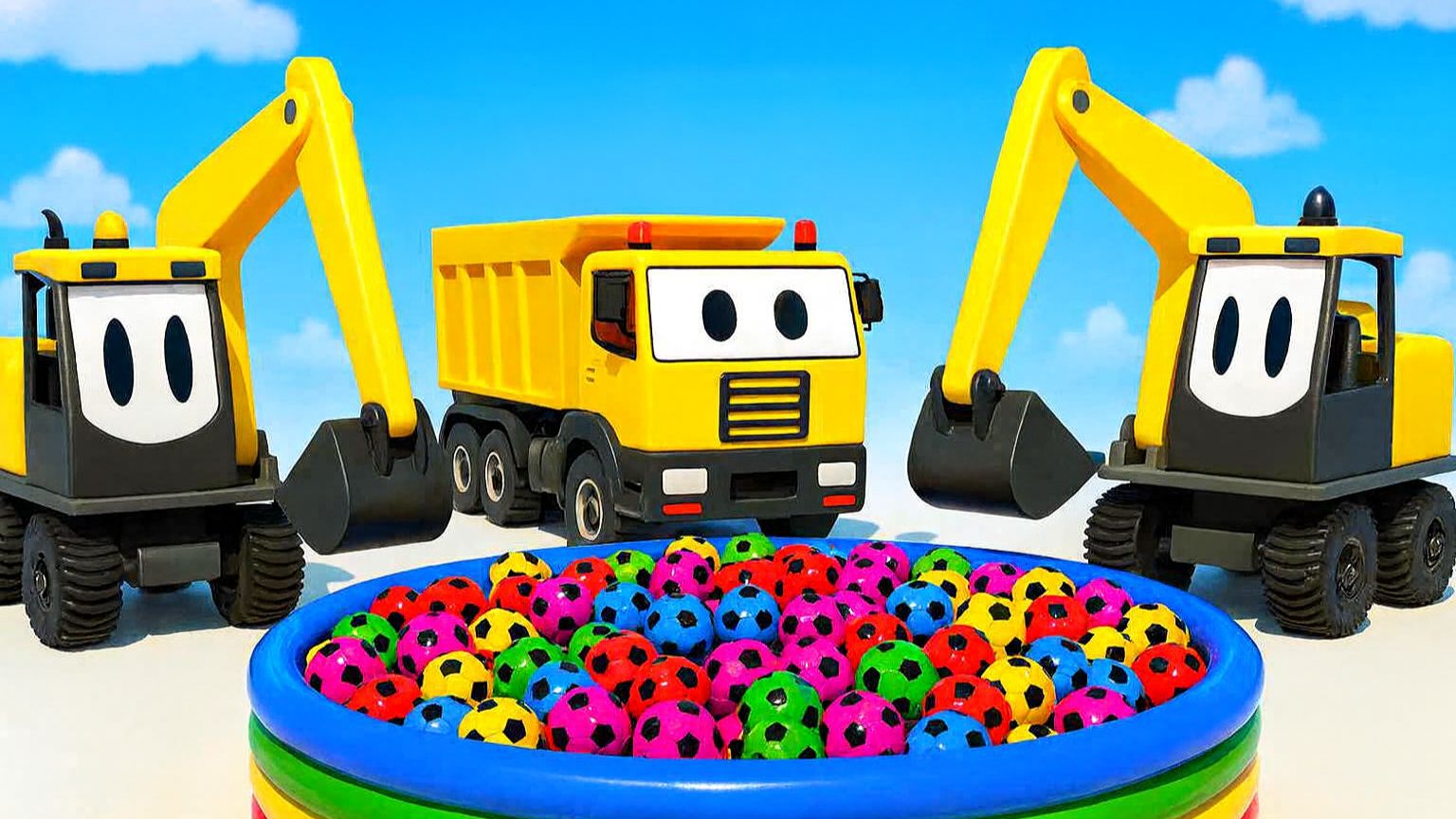 Мультики для детей |  Мультик про грузовую машину и эсковатор для мальчиков |  Мультики для малышей
