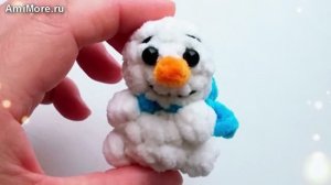 Амигуруми: схема Снеговик | Игрушки вязаные крючком
