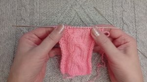 Вязание спицами для начинающих. Широкая коса спицами 🧶