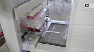 Машина для упаковки в термоусадочную пленку с паровой камерой(Линия розлива вязких соусов HSGZ-2000)