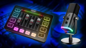 БЮДЖЕТНЫЙ МИК С ТОП ЗВУКОМ. Обзор Fifine AM9 и Микшера SC3