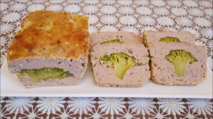 Сочный вкусный ОРИГИНАЛЬНЫЙ мясной рулет с БРОККОЛИ