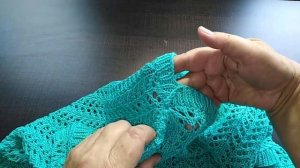 АЖУРНЫЙ ТОП СПИЦАМИ