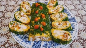 Закуска ПОЛЕНО Новогодняя закуска РЕЦЕПТ закуски на ПРАЗДНИЧНЫЙ стол Готовим с любовью