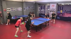 отбор Чирков/Морозова (1330) - Стрижанов/Фильчева (1058) настольный теннис Парный турнир 16.11 СПб