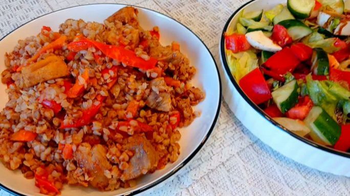 Гречка по Купечески / Вкусная Гречка с Овощами /