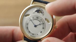 Обзор часов Breguet Classique с указанием дня и фазы луны 3337BA/1E/986