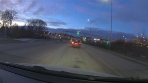 Neoline SmartWay (с камерой заднего вида) пример видео - утро на рассвете