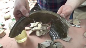 Кухонный поливной котел из Константинополя из раскопа по улице Севастопольская, 20