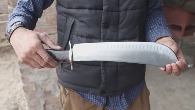 Процесс изготовления ножа для разделки рыбы смотреть онлайн