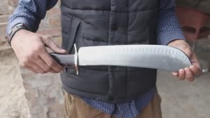 Процесс изготовления ножа для разделки рыбы