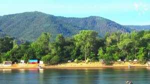 РАЙСКИЙ ОСТРОВ 🏝 Панорама гор, село Зольное и остров Сосновый. Идеальное место для палаточного лаге