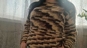 СВИТЕР ПАУТИНКА КРЮЧКОМ 🥰