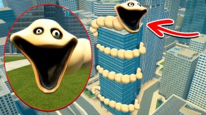 НАСКОЛЬКО БОЛЬШИМ МОЖЕТ ВЫРАСТИ ГОЛОДНЫЙ ЧЕРВЬ? ЭКСПЕРИМЕНТЫ  В Garry`s Mod