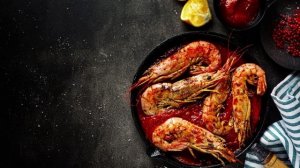 Лангустины на сковороде