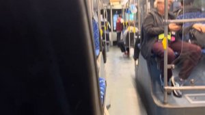 Казань. Поездка на троллейбусе МАЗ-303Т22, маршрут 1