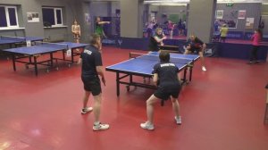 отбор Сергеев/Ланцетова (1153) - Виноградов/Шарый (1082) настольный теннис Парный турнир 16.11 СПб