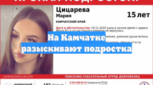 На Камчатке разыскивают подростка