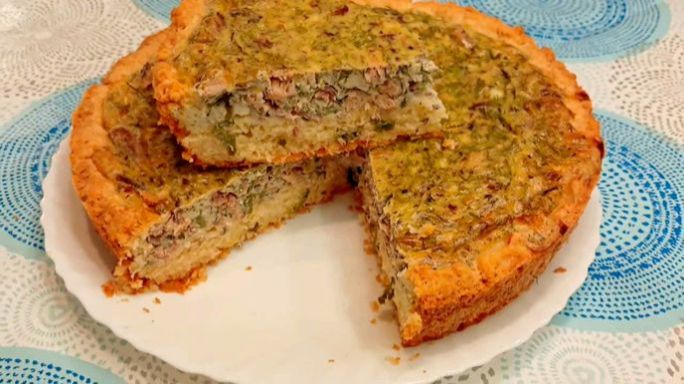 Нежный Пирог из Консервы // Вкусный  Рыбный Пирог //