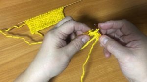 Мастер-класс после набора петель край не будет закручиватся