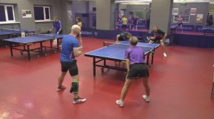 III ф. Виноградов/Шарый (1082) - Драк/Бандукова (908) настольный теннис Парный турнир 16.11 СПб