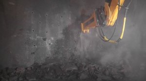 BROKK 800, работа в забое