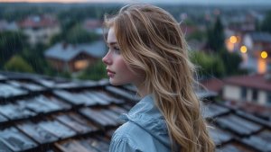 Дождь по крыше