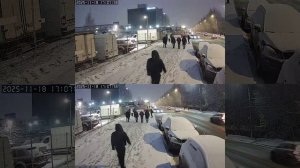 Пример записи Поворотная камера WIFI IP 2x1080P Ps-Link PS-WPG20 c 2 камерами и защитой IP66