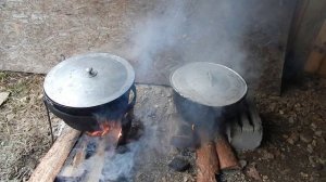 Готовим тушенку на газовой плите