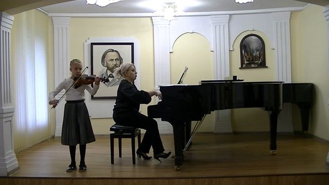 С.В. Крупа-Шушарина Пьеса для скрипки  Л. Вильчик "Милая мама" смотреть онлайн