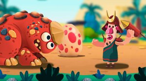 Дино Беш 2 АЗИЯ новая локация атака троглодитов на динозавров мир юрского периода мульт игра андроид