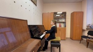 К.Черни.ор.299Этюд 5.до-мажор,П.И.Чайковский Вальс ля бемоль мажор op40/8 Коганицкая Ева