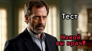 Какой ты врач. Тест. 20 ноября день педиатора