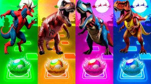 Coffin Dance Динозавры 235 уровень - Мультики про Динозавров | МУЛЬТФИЛЬМЫ ДИНОЗАВРЫ в Tiles Hop