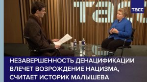 Незавершенность денацификации влечет возрождение нацизма, считает историк Малышева