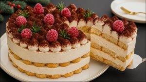 Вкусный ТОРТ без духовки...🎂🎄🍓😋    Рецепт ⤵️