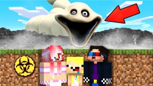 ☣️ПОСТРОИЛИ ПОДЗЕМНЫЙ БУНКЕР от ГОЛОДНОГО ЧЕРВЯКА в МАЙНКРАФТ! ШЕДИ ЛЕСКА И НУБИК MINECRAFT