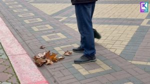 Коммунальщики сегодня трудились на улице Ленина