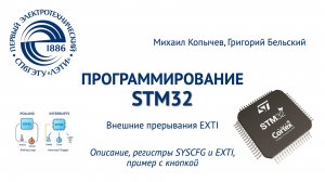 EXTI внешние прерывания